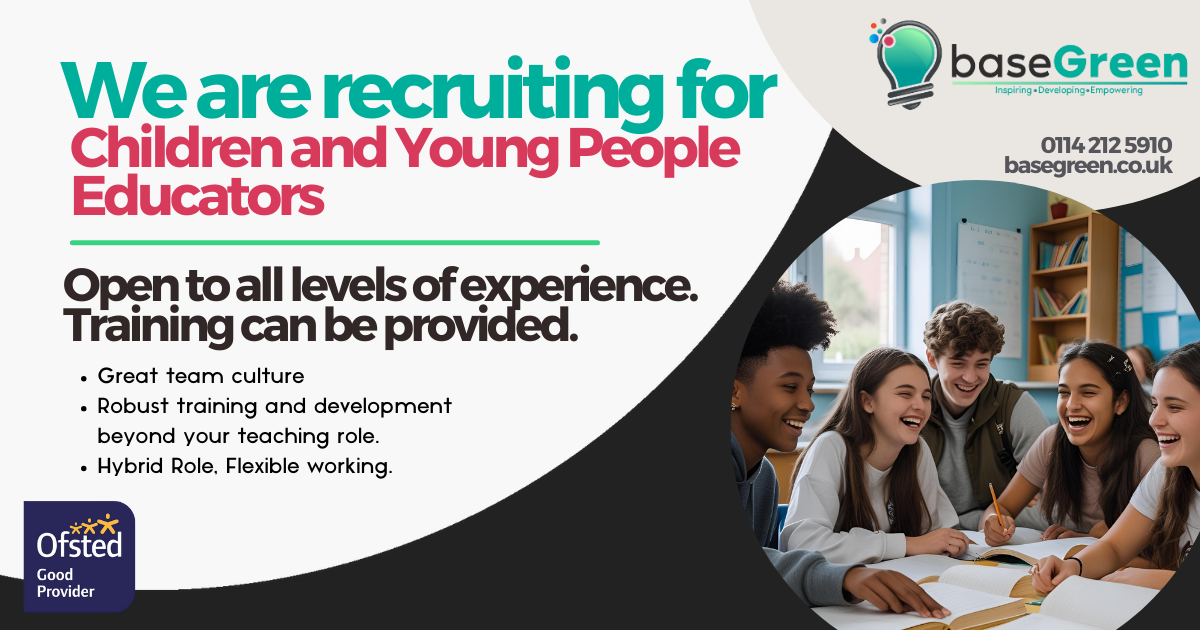 We Are Recruiting For CYP Educators We Are Recruiting For CYP Educators